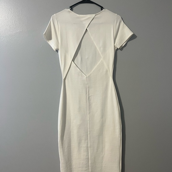 Francescas midi white bodycon dress - Picture 2 of 2